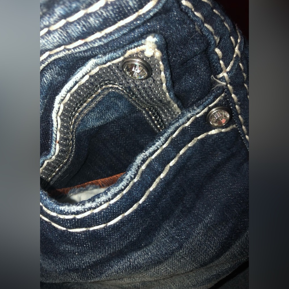 Rock Revival womens jeans Sasha straight size 28/34 - Picture 13 of 16